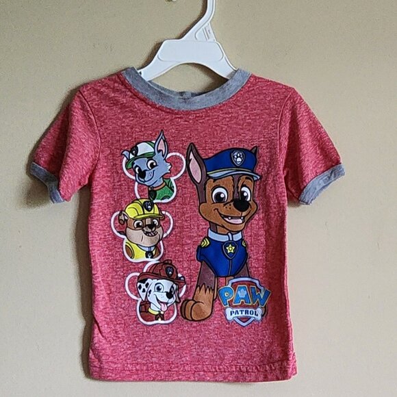 Nickelodeon Paw Patrol Shirt Chase Rubble Zuma Rocky Size 2T - Picture 2 of 5